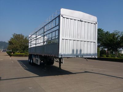 Fushi  LFS9350CCY Aluminum alloy warehouse grate transport semi-trailer