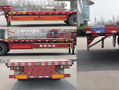 Junyang  NSJ9400TDP Low flatbed semi-trailer