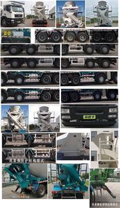 Qingzhuan  QDZ5310GJBZDG30F1 Concrete mixing transport vehicle