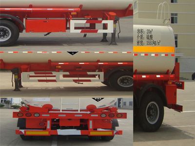 Antong  CHG9400GFW Tank transport semi-trailer for corrosive substances