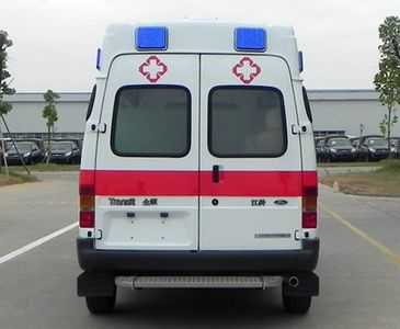 Jiangling Quanshun brand automobiles JX5044XJHMKB ambulance