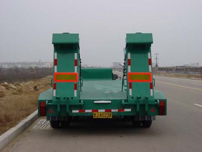 Wuyue  TAZ9281TDP Low flatbed semi-trailer