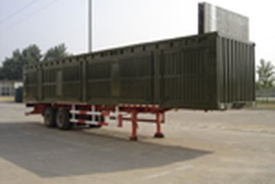 Guangke brand automobiles YGK9320XXY Box transport semi-trailer