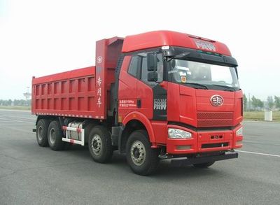 Jiefang Automobile CA3310P66K2L4T4E4 Flat head diesel dump truck