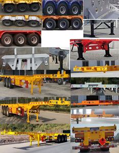 Nanming  LSY9409TWY Transport semi-trailer of dangerous goods tank frame