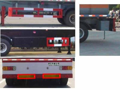 Hua Wei Chi Le  SGZ9401GHY Chemical liquid transportation semi-trailer