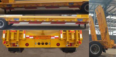 Yangjia  LHL9373TDP Low flatbed semi-trailer