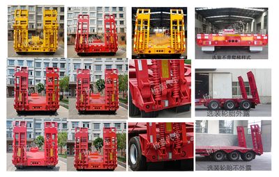 Yangjia  LHL9373TDP Low flatbed semi-trailer