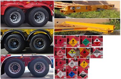 Liangshan Dongyue  CSQ9351TWY Transport semi-trailer of dangerous goods tank frame