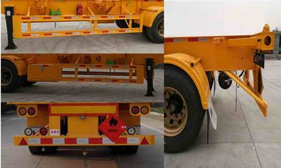 Liangshan Dongyue  CSQ9351TWY Transport semi-trailer of dangerous goods tank frame