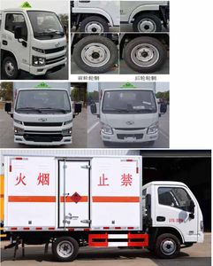 Huatong brand automobiles HCQ5033XRYSH6 Flammable liquid box transport vehicle