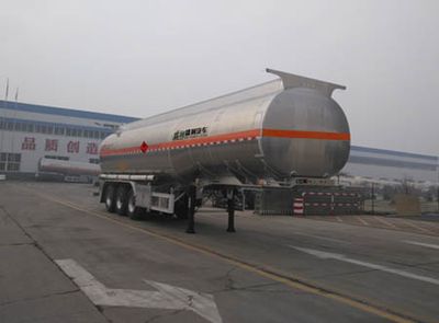 Shengrun  SKW9407GYYL Aluminum alloy oil transport semi-trailer