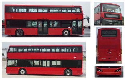 Guangzhou Automobile GZ6100LSEV1 Pure electric low entry double decker city buses