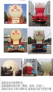 Yangjia  LHL9407GFLA Low density powder material transportation semi-trailer