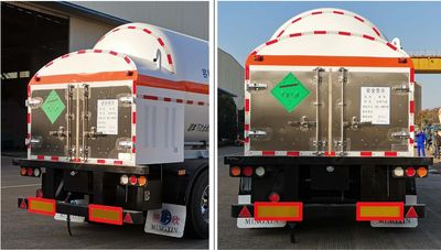 Mingxin  NMX9401GDYY Low temperature liquid transport semi-trailer