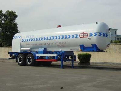 Jiuyuan  KP9320GDY Low temperature liquid transport semi-trailer