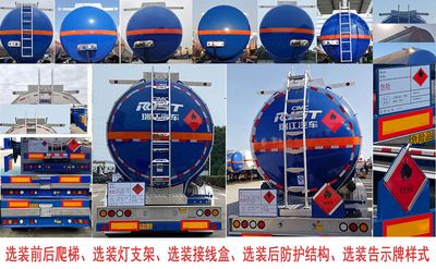 Ruijiang  WL9401GRYD48Y Aluminum alloy flammable liquid tank transport semi-trailer