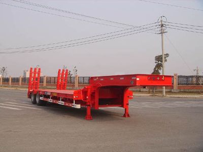 CIMC ZJV9351TDPTH Low flatbed semi-trailer