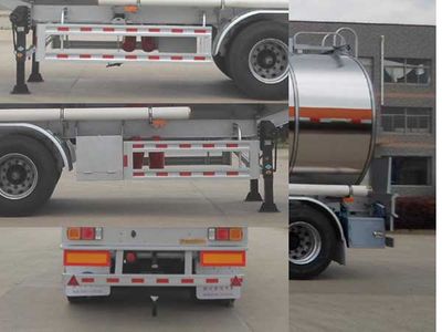 Hengxin Zhiyuan brand automobiles CHX9407GRY Flammable liquid tank transport semi-trailer