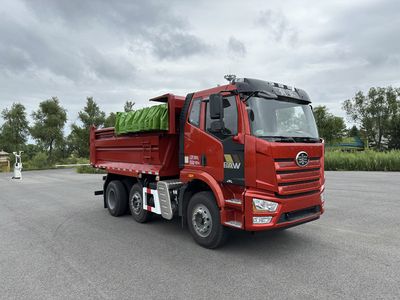 Jiefang Automobile CA3250P62K1L1T12E6 Flat head diesel dump truck