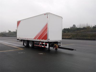 Zhongte  QYZ9180XXY Box type center axle trailer