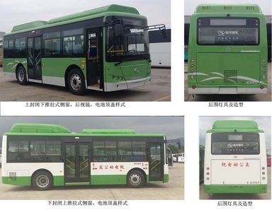 Jinlong  XMQ6802AGBEVL6 Pure electric city buses