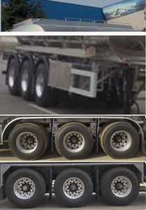 Lingyu  CLY9404GSYA Aluminum alloy edible oil transportation semi-trailer