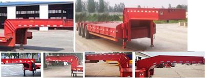 Hualiang Tianhong  LJN9400TDPT Low flatbed semi-trailer