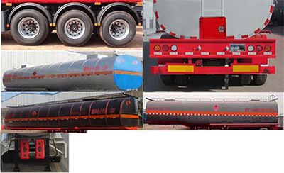 Zhengkang Hongtai brand automobiles HHT9406GRYD Flammable liquid tank transport semi-trailer