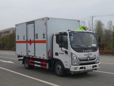 Jiangte brand automobiles JDF5040XRQB6 Flammable gas box transport vehicle