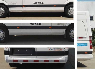 Kangfei  KFT5044XLC51 Refrigerated truck