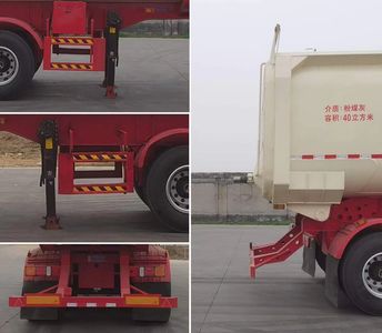 Xitai brand automobile LGT9400GFLZ Medium density powder material transportation semi-trailer