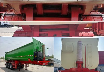 Xitai brand automobile LGT9400GFLZ Medium density powder material transportation semi-trailer