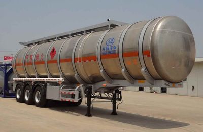 Xingyang  XYZ9401GRYB Aluminum alloy flammable liquid tank transport semi-trailer