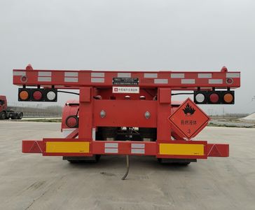 Zhongzhen Hanjiang brand automobiles HJZ9350TWY Transport semi-trailer of dangerous goods tank frame