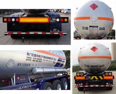 Hongtu  HT9409GYQD Semi trailer for liquefied gas transportation