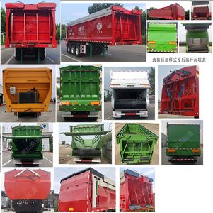 Lujitong  LSJ9400ZLS Bulk grain transportation semi-trailer