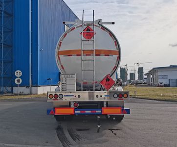 Tonghua  THT9404GRYF Aluminum alloy flammable liquid tank transport semi-trailer