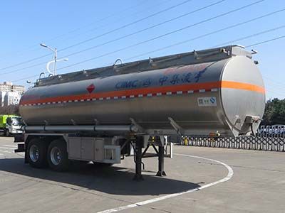 Lingyu CLY9290GYYAAluminum alloy oil transport semi-trailer