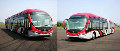 Guangtong Automobile CAT6180DRBEVT Pure electric articulated city buses