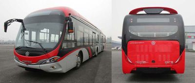 Guangtong Automobile CAT6180DRBEVT Pure electric articulated city buses