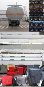 Ruijiang  WL9407GRYC Flammable liquid tank transport semi-trailer