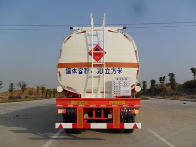 Jianghuai Yangtian  CXQ9407GRY Flammable liquid tank transport semi-trailer