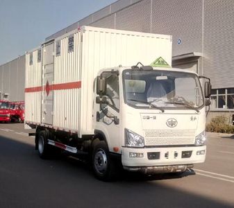 Jiefang Automobile CA5120XRQP40K59L4E6A84 Flammable gas box transport vehicle