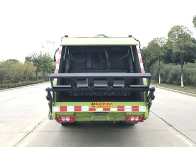 Huatong brand automobiles HCQ5086ZYSBJ6ZS Compressed garbage truck