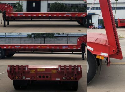 Chiheng Kyushu  CHV9403TDP Low flatbed semi-trailer