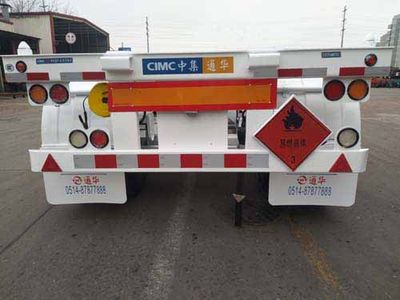 Tonghua  THT9355TWY03 Transport semi-trailer of dangerous goods tank frame