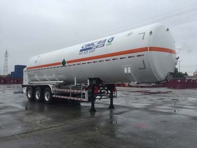 CIMCNTV9401GDYCLow temperature liquid transport semi-trailer