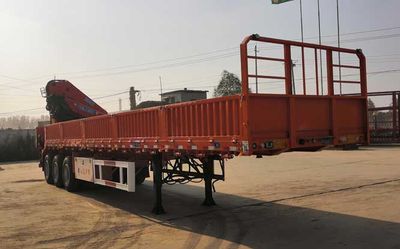 Huayunda brand automobiles FL9400JSQ Truck mounted lifting and transportation of semi-trailers