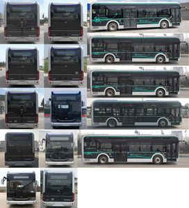 Yutong  ZK6106BEVG1B Pure electric low floor city buses